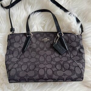 Coach brand Charcoal Grey Purse